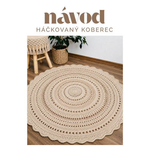 Návod na háčkovaný koberec PDF