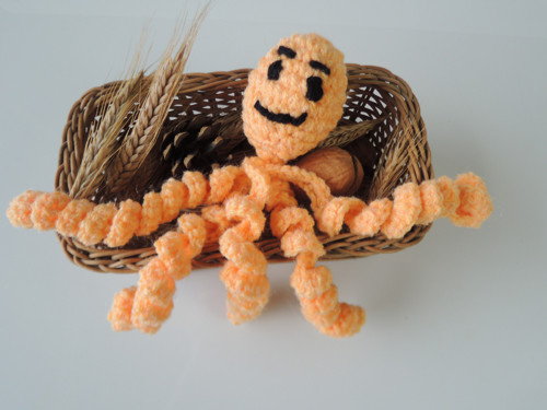 Chobotnička s kozlíkem - oranžová