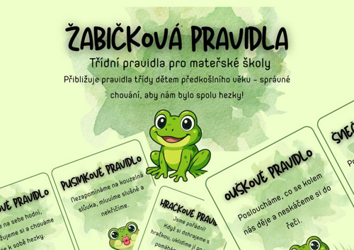 Žabičková pravidla třídy - pro MŠ