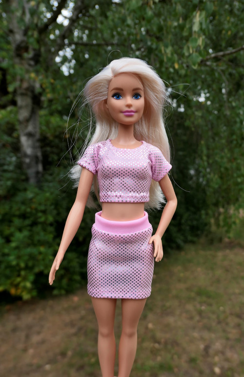 Barbie - komplet s lesklou úpravou
