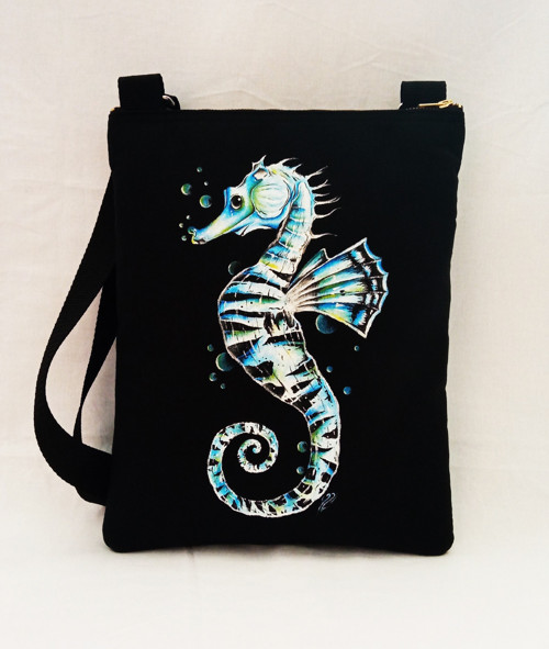 Ručně malovaná crossbody taška na přání