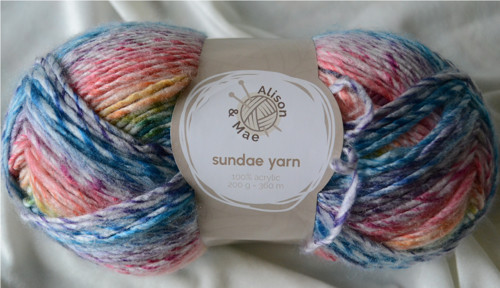 Příze Sundae Yarn 200g / 360 m samovzorovací