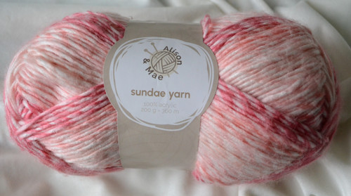 Příze Sundae Yarn 200g / 360 m samovzorovací