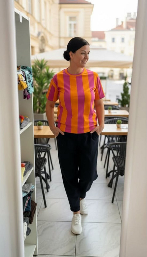 Dámské triko color 3 - S/M