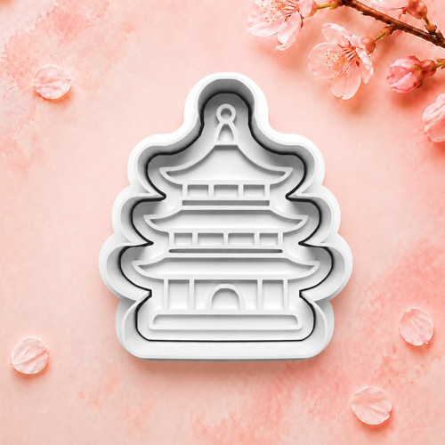 Dvoudílné vykrajovátko Japonsko - pagoda