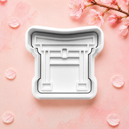 Dvoudílné vykrajovátko Japonsko - brána Torii