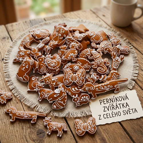 Perníková zvířátka z celého světa