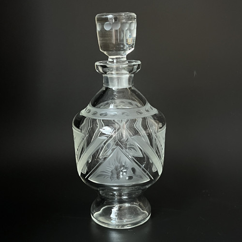 Karafa s broušeným dekorem 250ml, Borské sklo