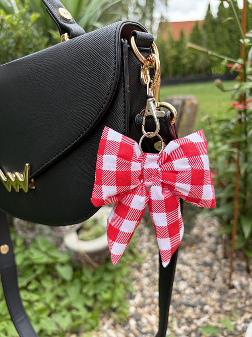 Bags charm / Klíčenka / přívěsek - mašlička malá