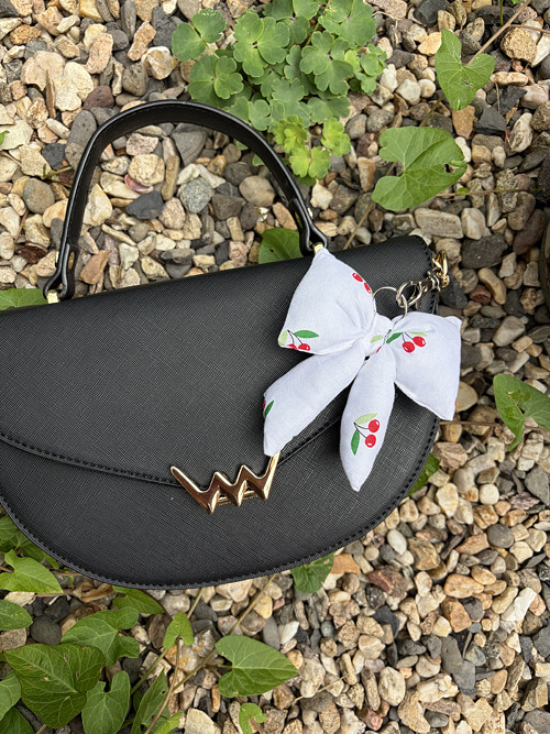 Bags charm / Klíčenka / přívěsek - mašlička malá