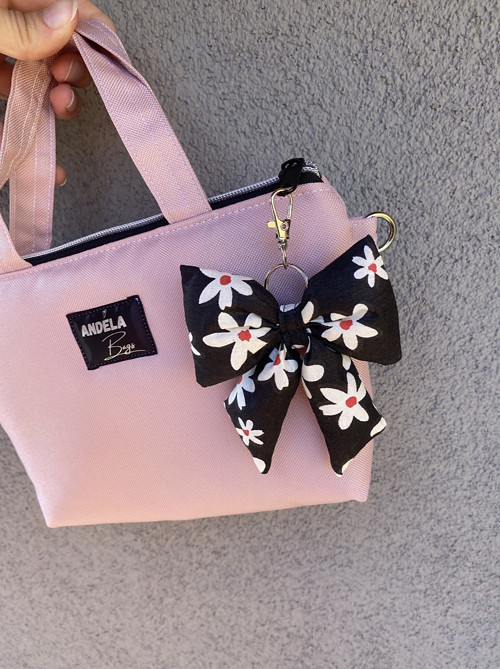 Bags charm / Klíčenka / přívěsek - mašlička malá