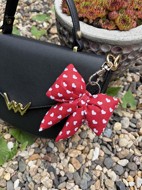 Bags charm / Klíčenka / přívěsek - mašlička malá