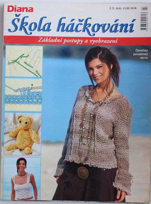 Časopis Diana Škola háčkování — foto 1