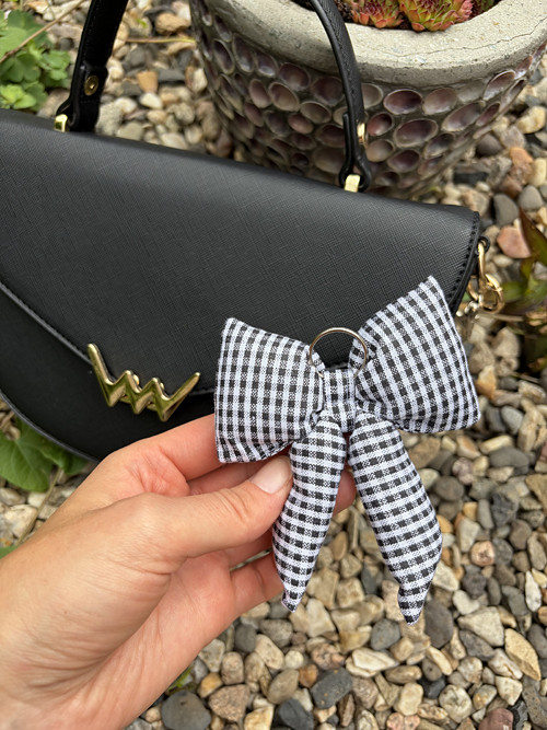 Bags charm / Klíčenka / přívěsek - mašlička malá