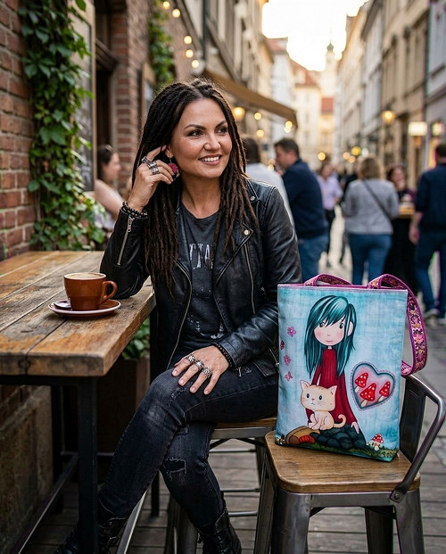 Stylová taška s panenkou;-) — foto 1