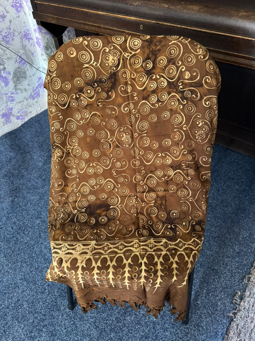 Batikovaná látka Bali, Sarong Bali batika hnědá