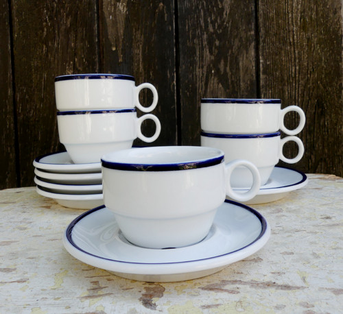 Z restaurace, šapo, československý porcelán