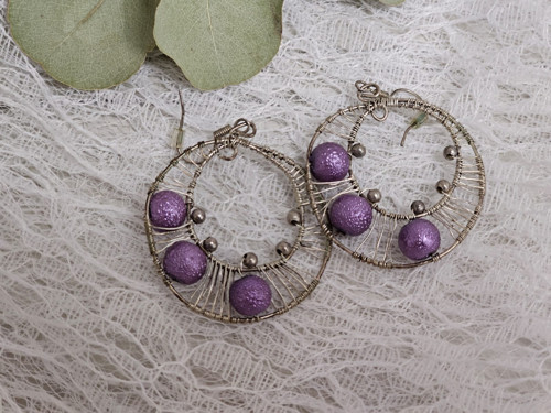 Náušnice Lilac — foto 1