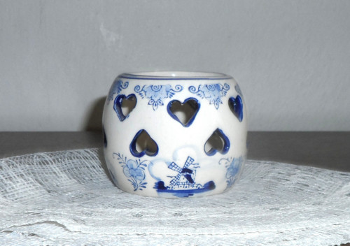 Porcelánový SVÍCEN, delftská modř • Delft