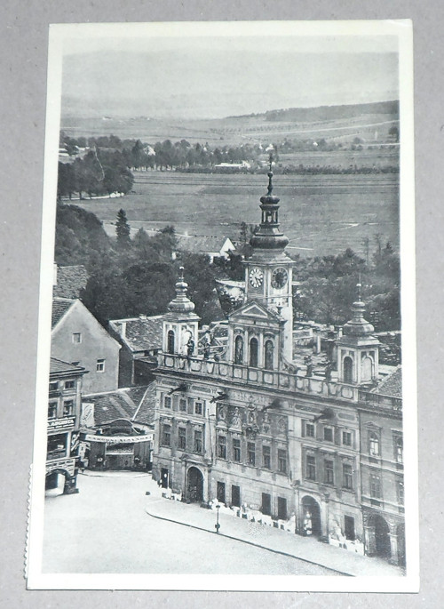 Starožitná POHLEDNICE • České Budějovice, 1938