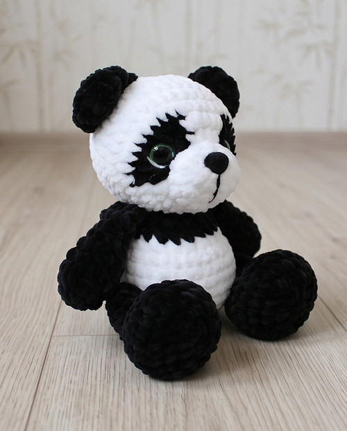 Žíkej mi...Ťufík!...háčkovaný medvídek panda