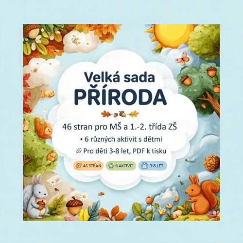 Velká sada Poznáváme přírodu, 46 stran