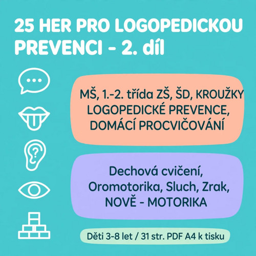 25 her Logopedické prevence 2. díl — foto 1