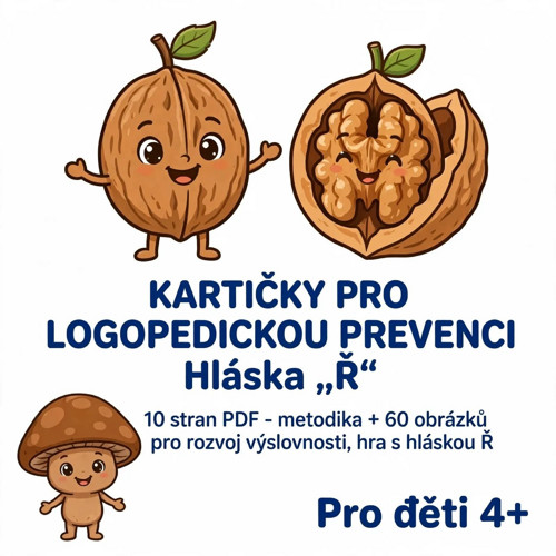 Kartičky pro logopedickou prevenci hláska - Ř