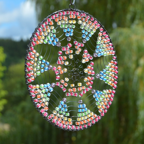 Drátované kolečko Barevný kaleidoskop