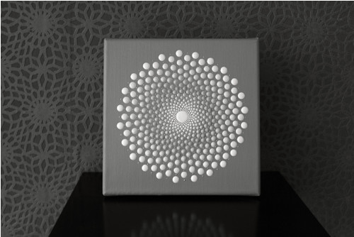 Mandala - Rozvíjející se květ 20x20