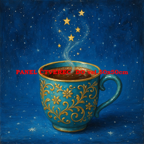 Bavlněný panel 10x10 cm