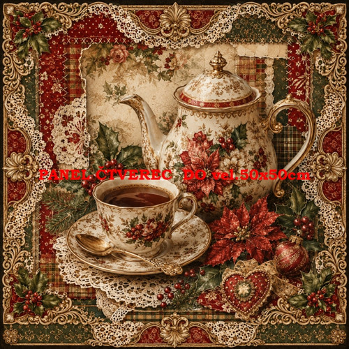 Bavlněný panel 10x10 cm