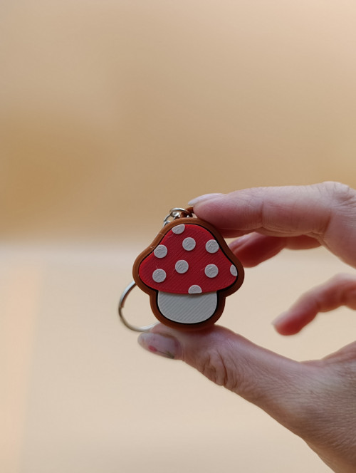 Muchomůrka – 3D tištěný klikač a přívěsek