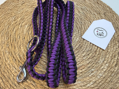 Paracord vodítko "fialovočerné" #151#