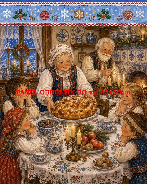Bavlněný panel 8x10 cm - skladem