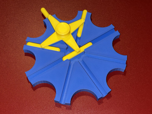 Otočný fidget pro neposedné ruce