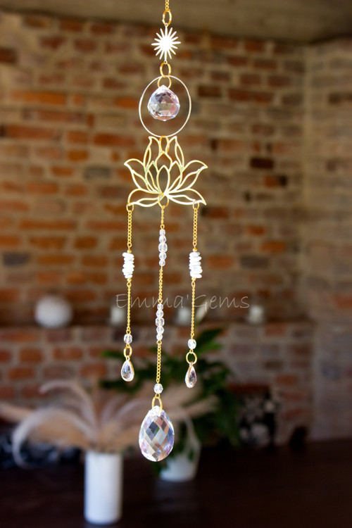 Suncatcher/Lapač Slunce Lotus Howlit