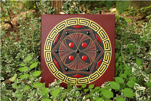 Mandala - Greek Key - Tok života 30x30