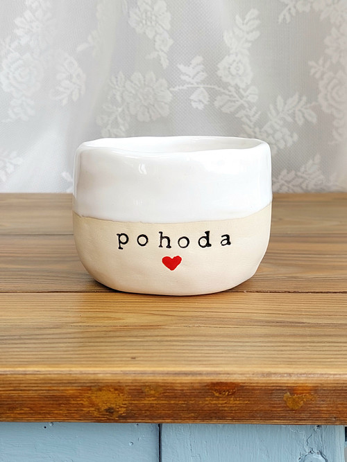 Keramicky kalíšek "pohoda"