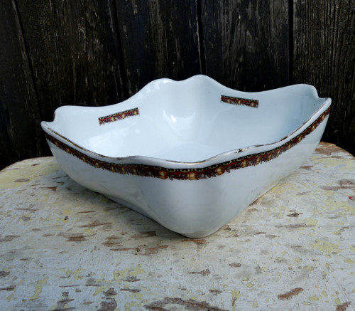 Květ podzimní... porcelánová mísa, Československo