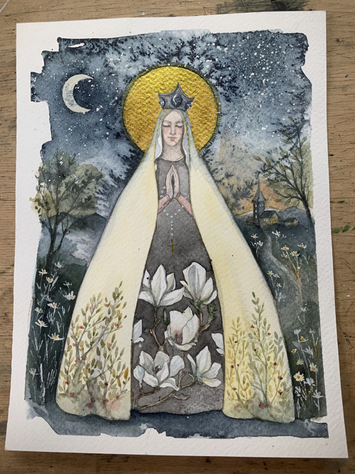 Madonka s magnoliemi