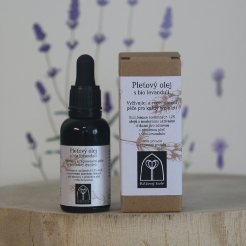 Pleťový olej s bio levandulí 30 ml