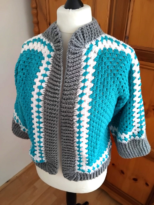 Hexagon Kabátek Mentolka