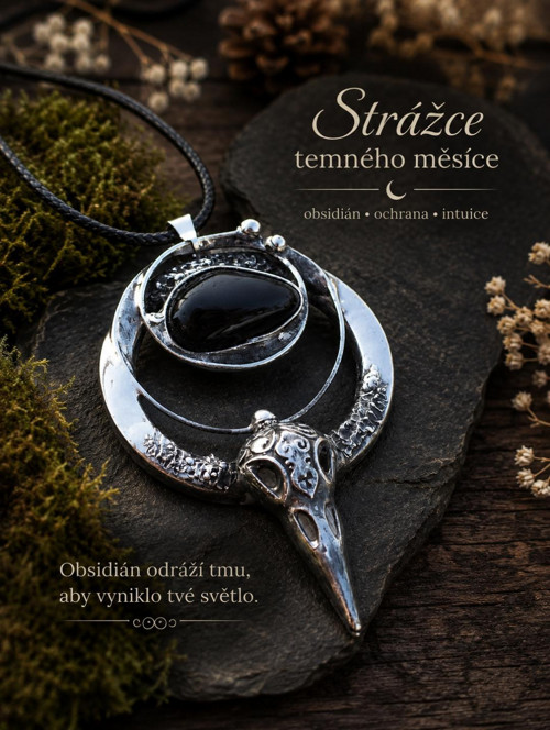 Strážce temného měsíce (obsidián)