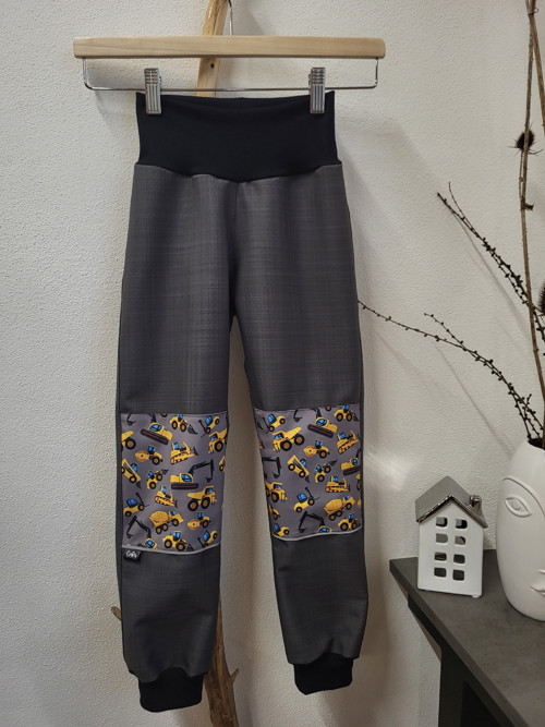 Jarní soft kalhoty/bez fleece