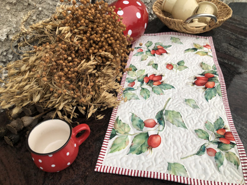 Podzimní běhoun se šípky: 57x29 cm