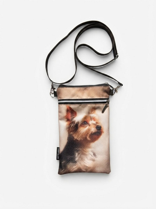 Jorkšír - taštička crossbody na mobil