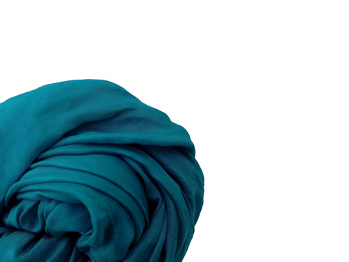"petrol" hedvábná šála, pléd 180x90 skladom