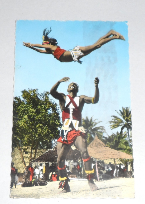 POHLEDNICE • Akrobatičtí tanečníci, Mali, 1961