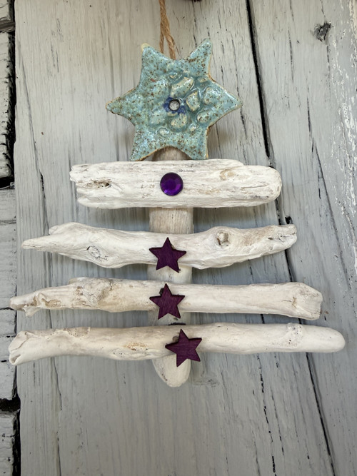 Vánoční Stromeček Driftwood A Keramika